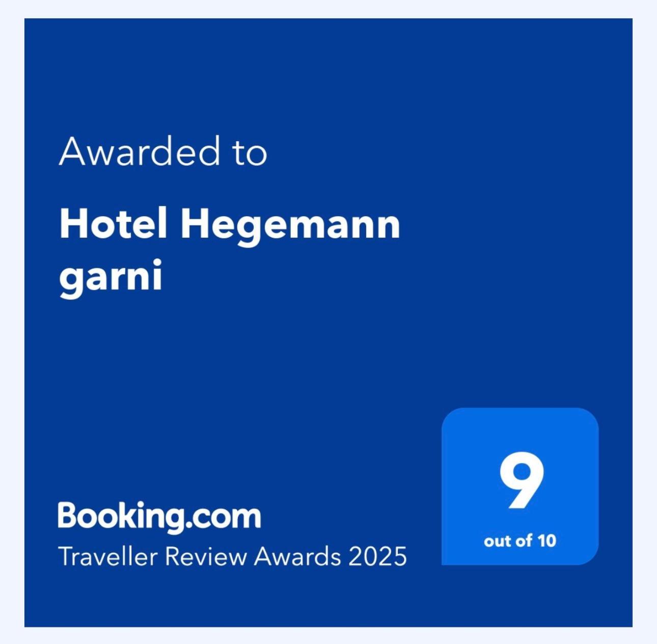 Hotel Hegemann Garni Hovelhof Exterior photo